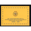 2009 - Papa Benedetto XVI Divisionale  Fondo Specchio Con Medaglia In Argento